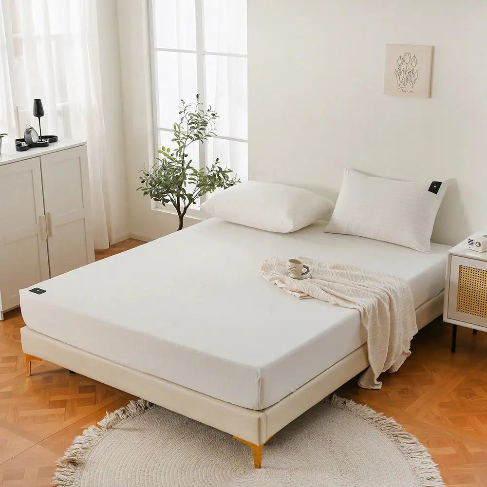 Warm Plush Fitted Sheet Elastic Mattress Cover - FastAsleepMD