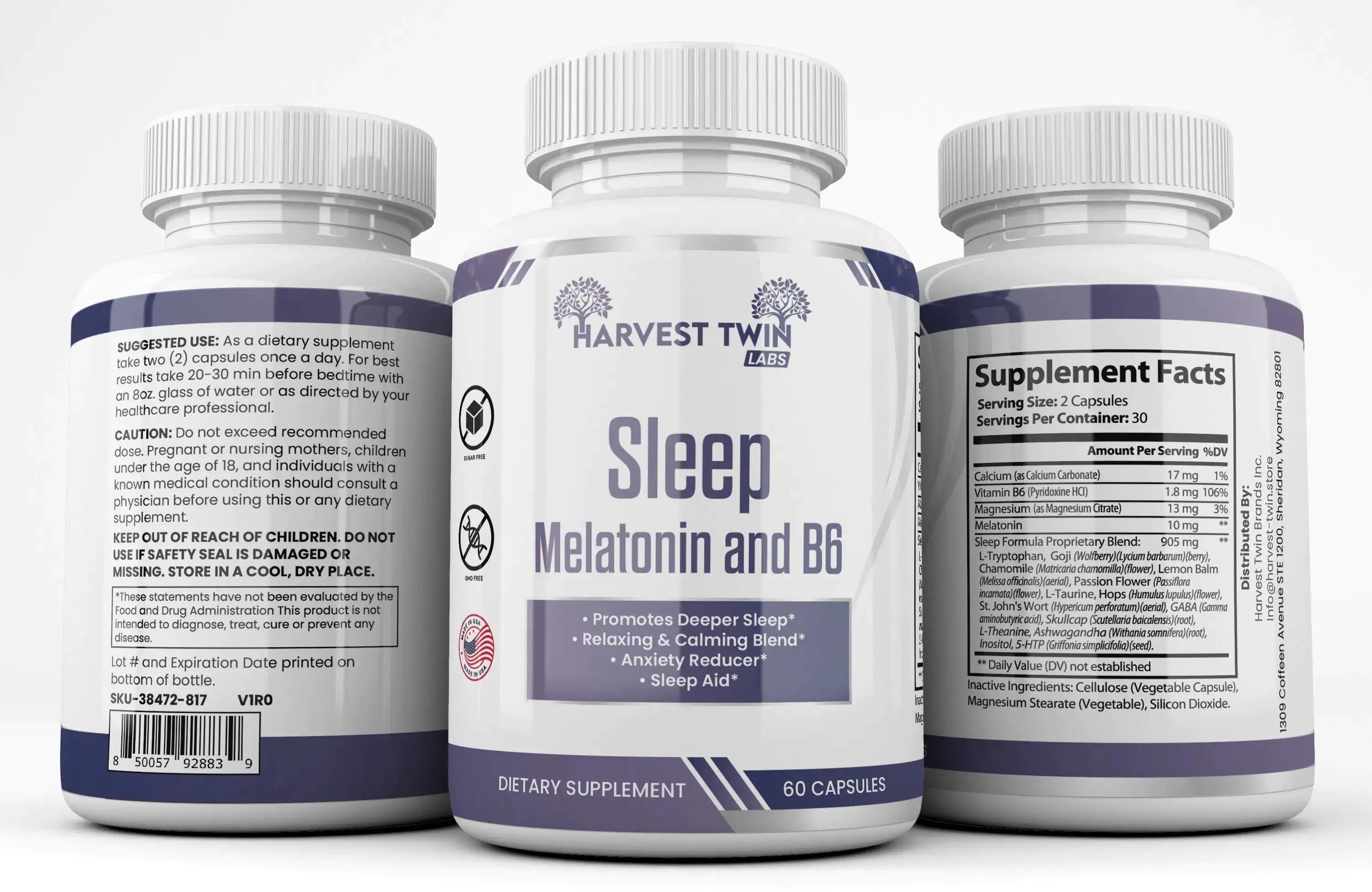 Sleep Formula Blend with Melatonin - FastAsleepMD