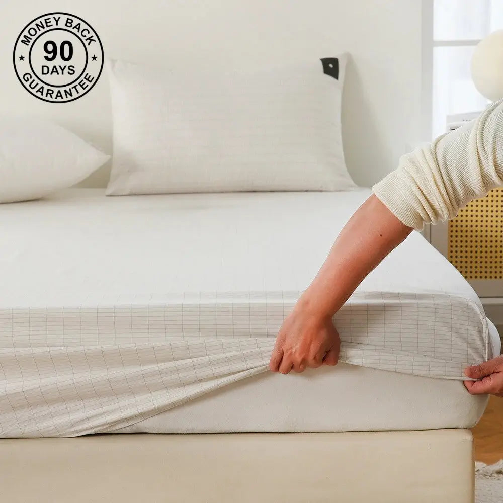 Warm Plush Fitted Sheet Elastic Mattress Cover - FastAsleepMD