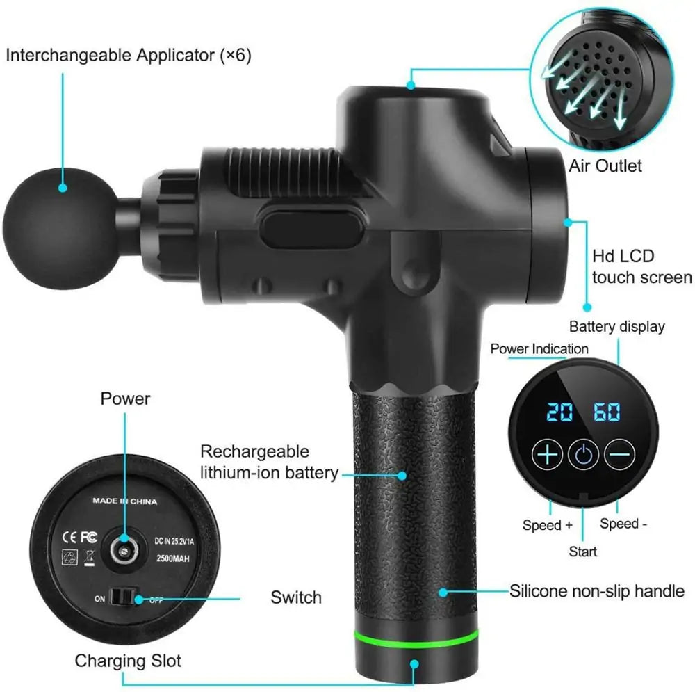 LCD Muscle Massager - FastAsleepMD