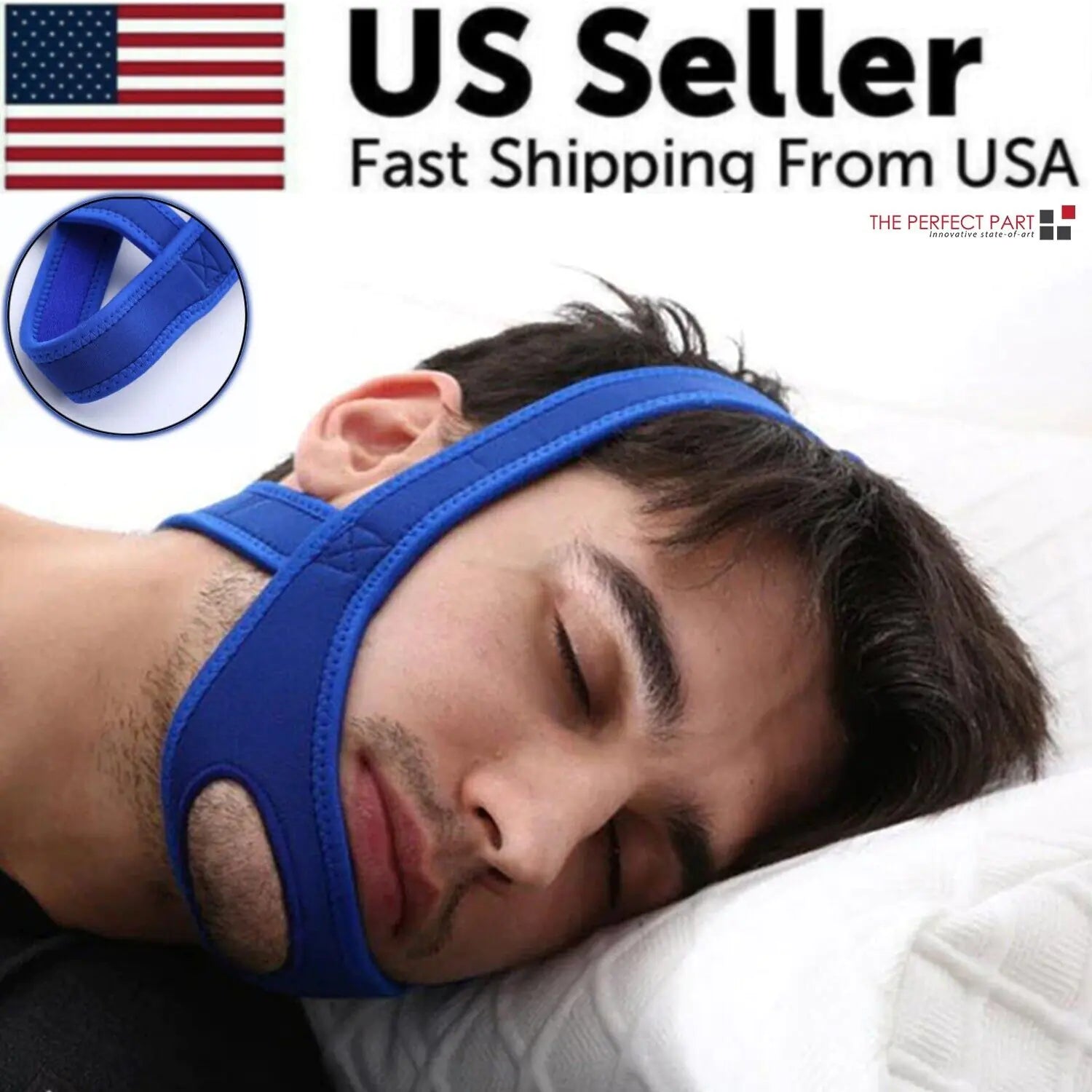 Snore Stop Anti Snoring Chin Strap - FastAsleepMD