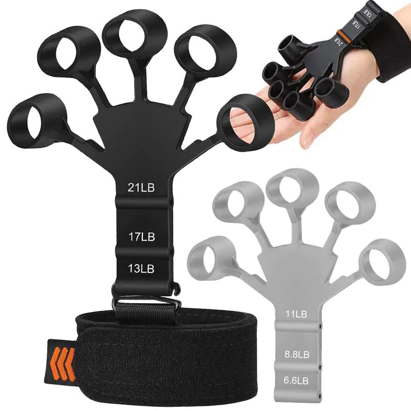 Durable 6-Level Resistance Finger Exerciser and Hand Strengthener for Physical Recovery - FastAsleepMD